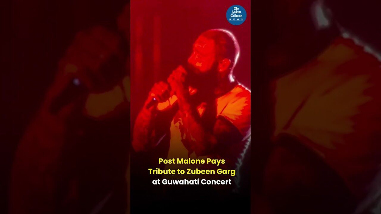 Post Malone Pays Tribute to Zubeen Garg at Guwahati Concert
