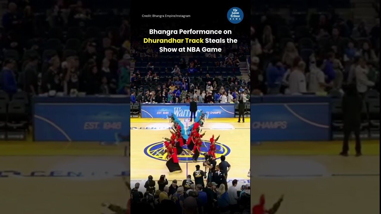 Bhangra Performance on Dhurandhar Track Steals the Show at NBA Game