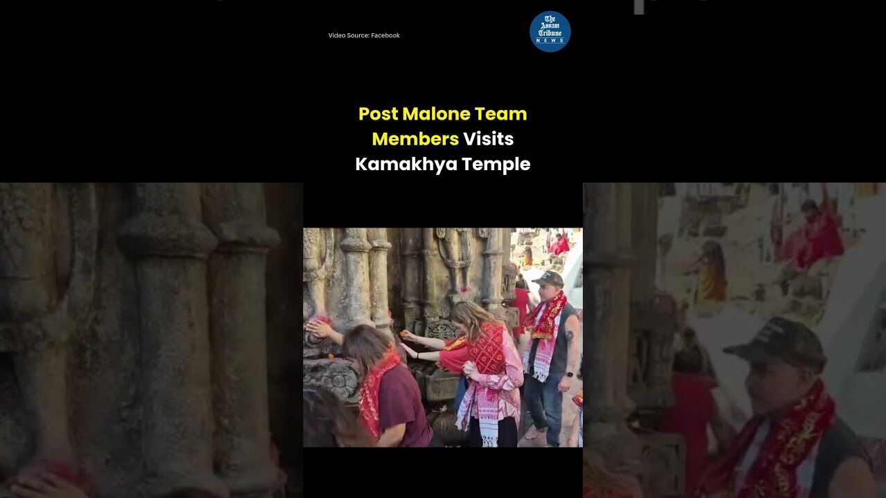 Post Malone Team Members Visits Kamakhya Temple