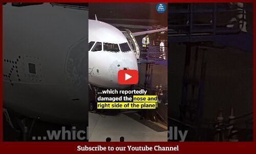 Srinagar Bound Indigo flight damaged mid-air after being hit by hailstorm