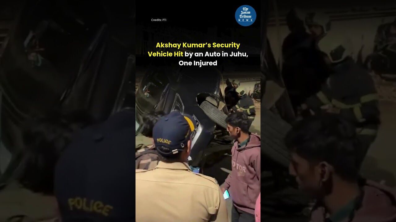 Akshay Kumar’s Security Vehicle Hit by an Auto in Juhu, One Injured