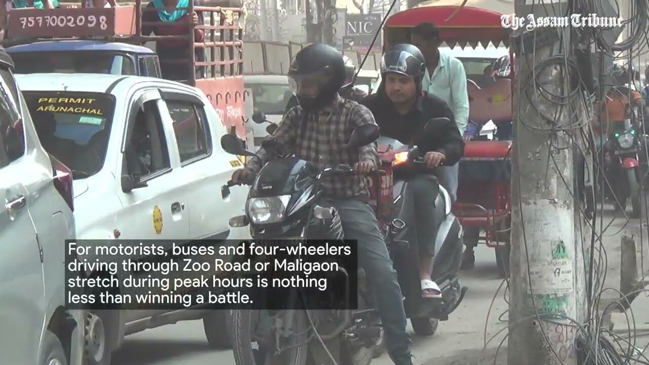 Guwahati on a gridlock mode amid construction of flyovers