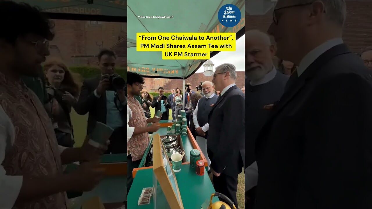 “From One Chaiwala to Another”  PM Modi Shares Assam Kerala Tea with UK PM Starmer