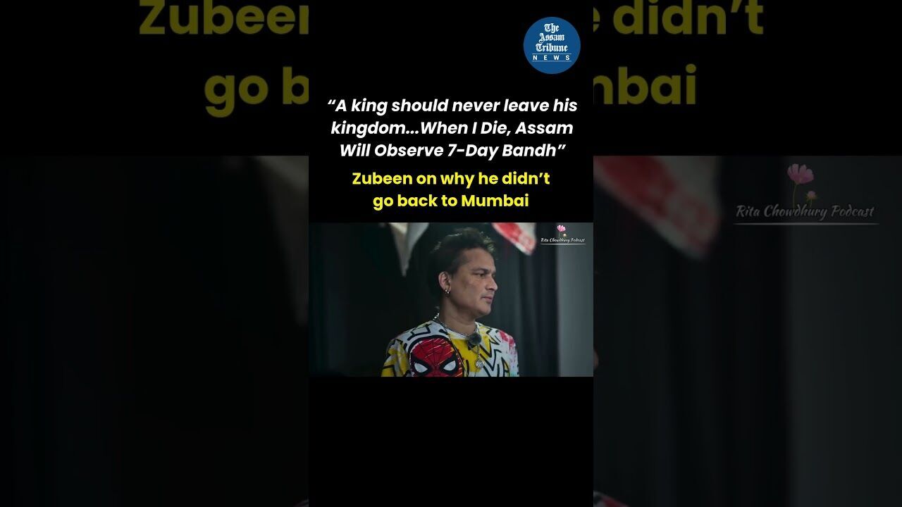 I will never go back to Mumbai, Says Zubeen Garg in his Last Interview