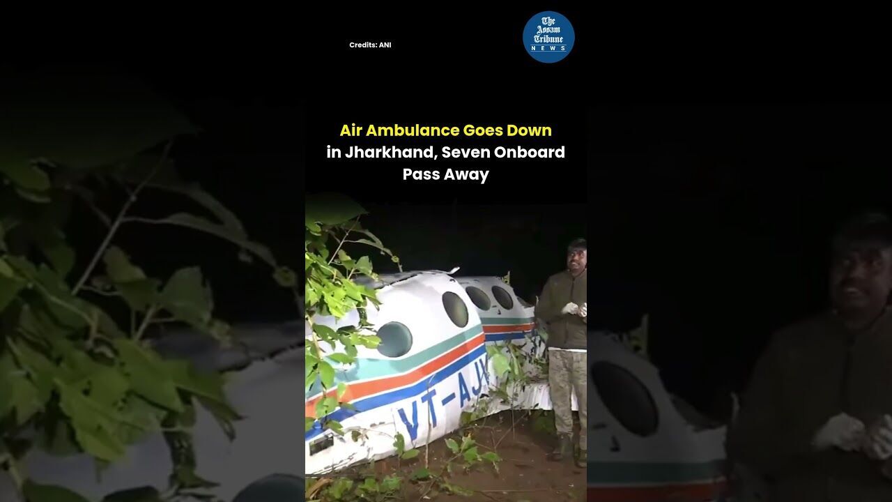 Air Ambulance Goes Down in Jharkhand, Seven Onboard Pass Away