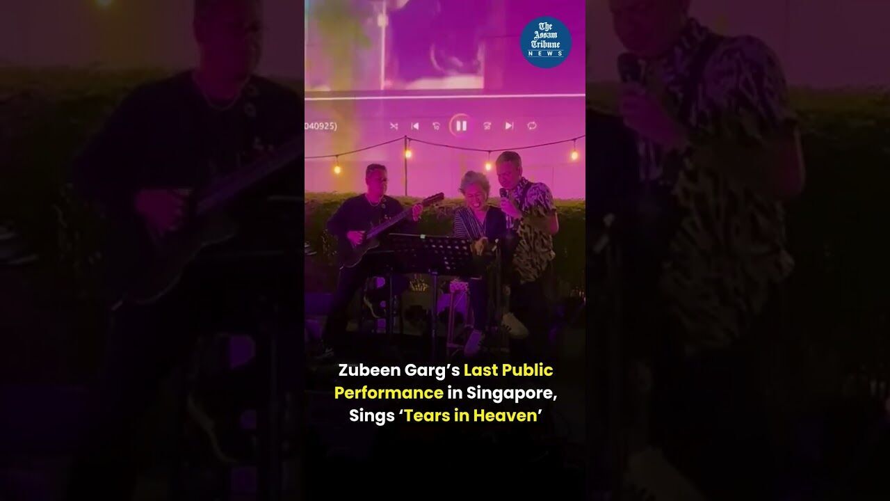 Zubeen Gargs last public performance Singapore, Sings Tears in Heaven