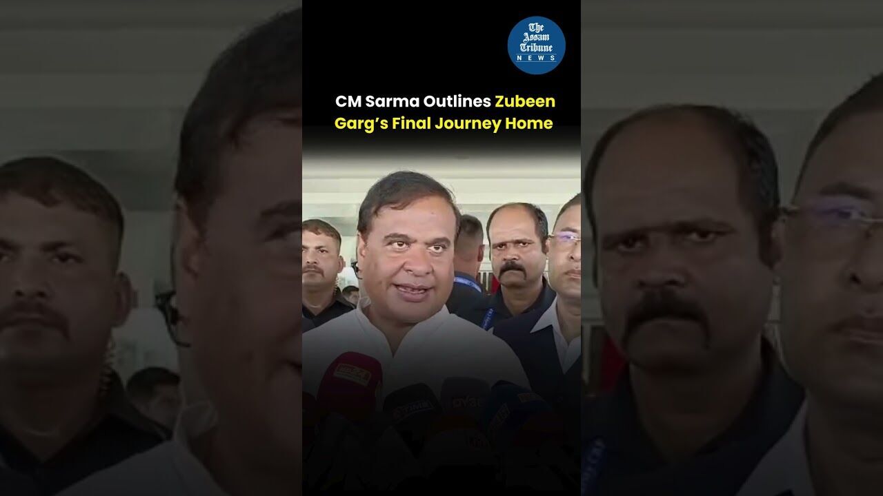 CM Sarma Outlines Zubeen Garg’s Final Journey Home