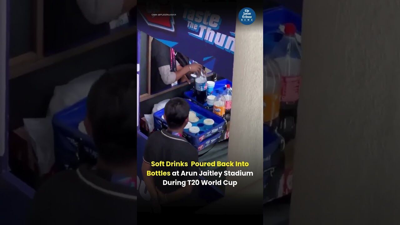 Soft Drinks Poured Back Into Bottles at Arun Jaitley Stadium During T20 World Cup