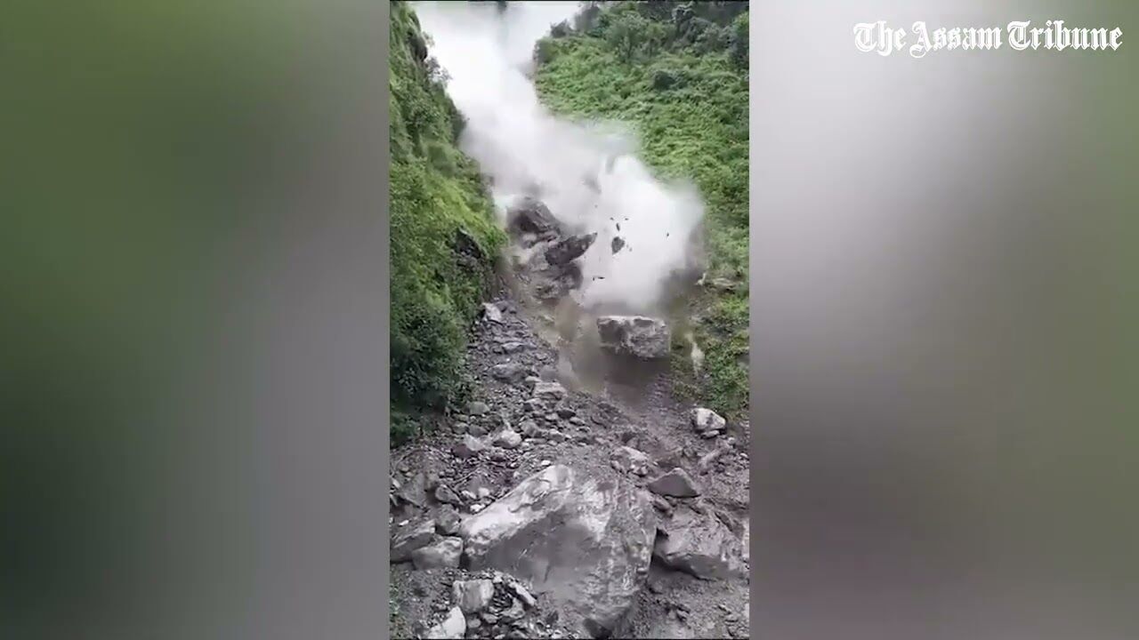 Scary scenes of mountains rolling down in Himachal - a wake-up call