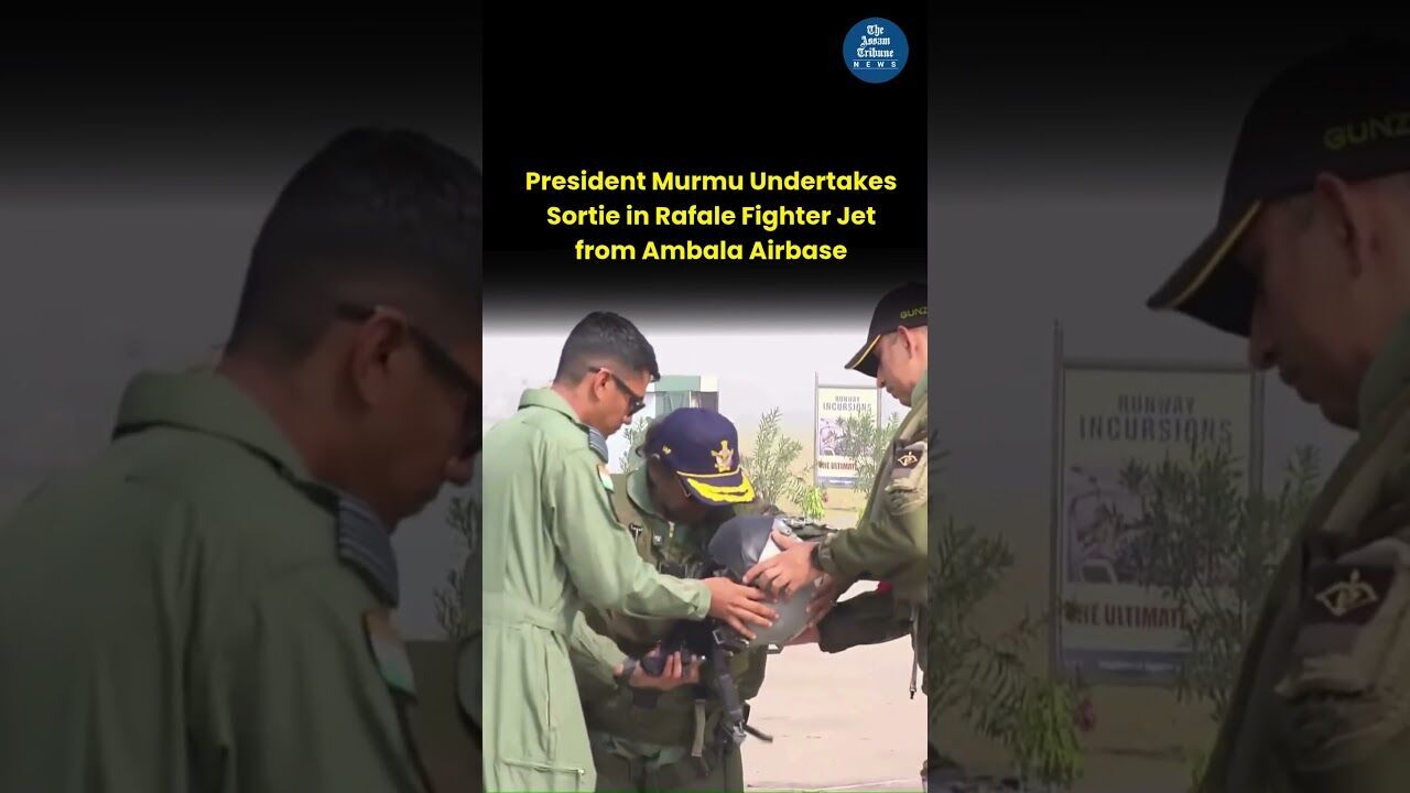 President Murmu Undertakes Sortie in Rafale Fighter Jet from Ambala Airbase