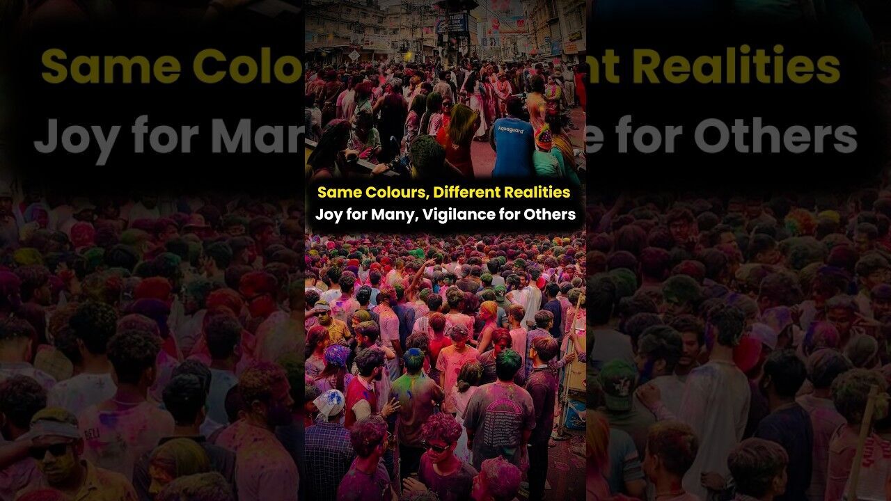 Same Colours, Different Realities: Joy for Many, Vigilance for Others