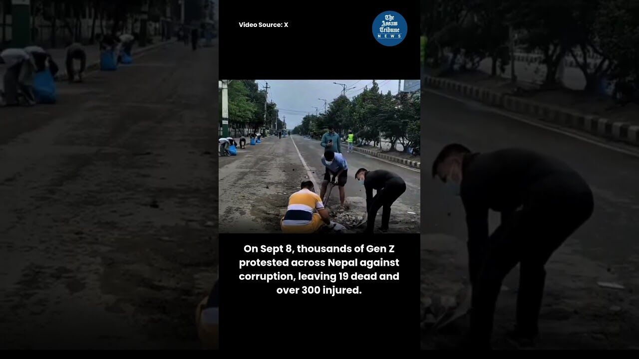 A Day After Massive Protests, Gen Z Turns to Street Cleaning in Nepal