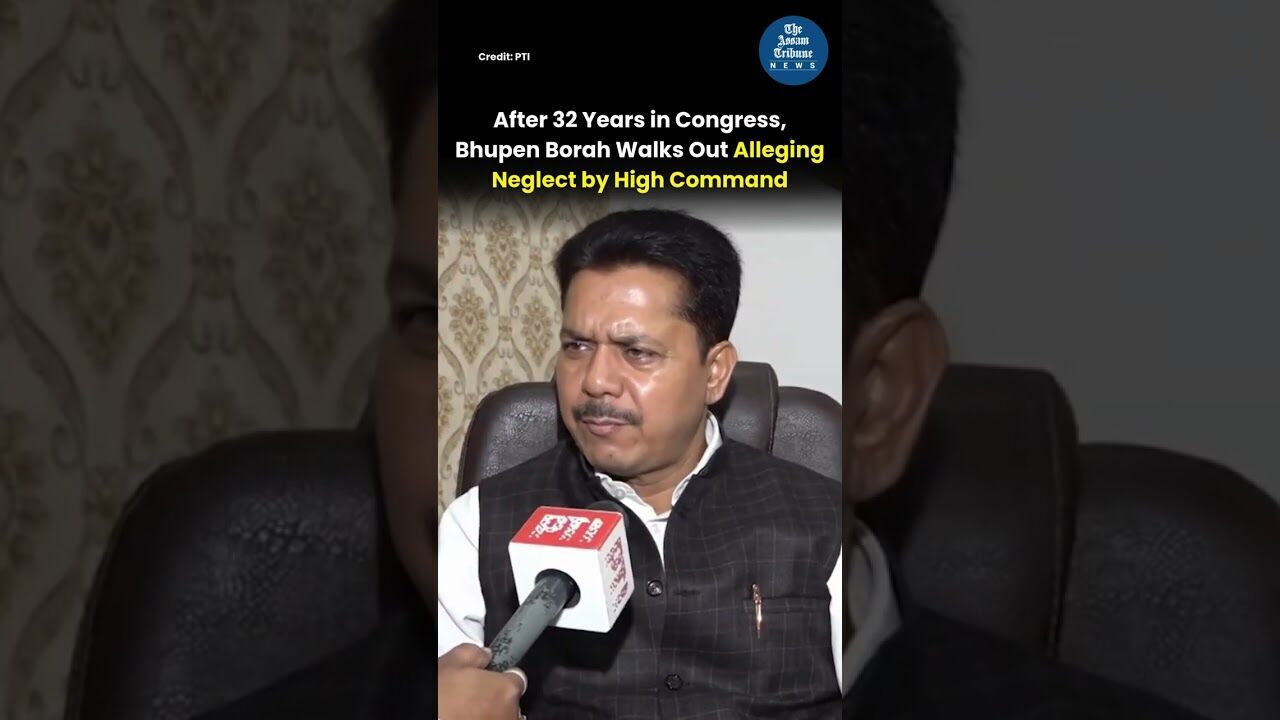 After 32 Years in Congress, Bhupen Borah Walks Out Alleging Neglect by High Command