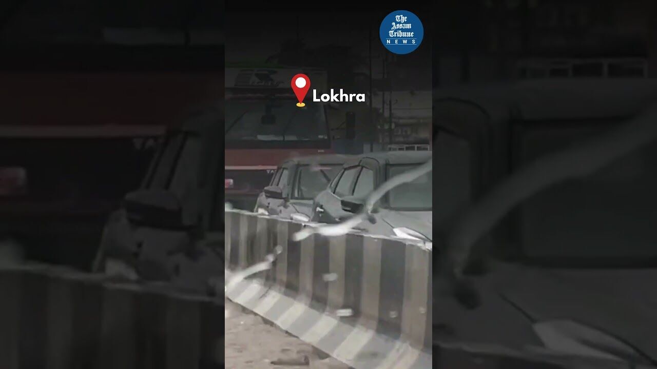 Lokhra area inundated following heavy rainfall