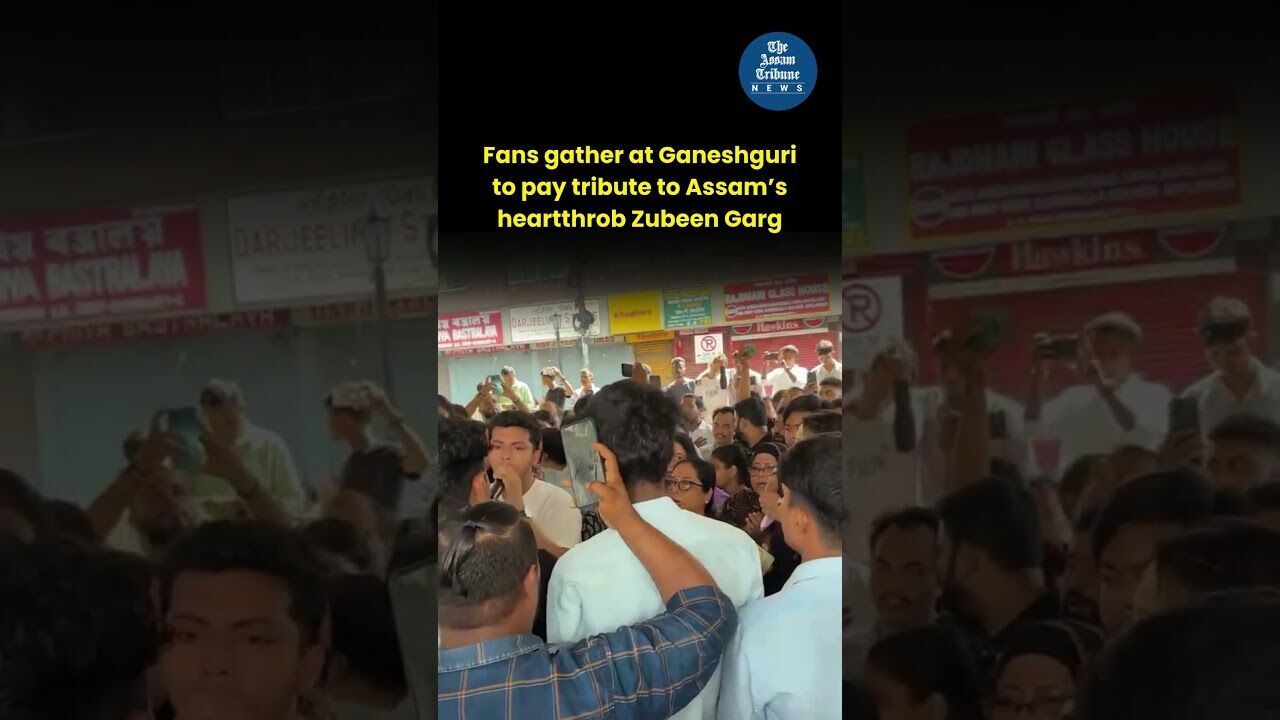 Fans gather at Ganeshguri to pay tribute to Assam’s heartthrob Zubeen Garg