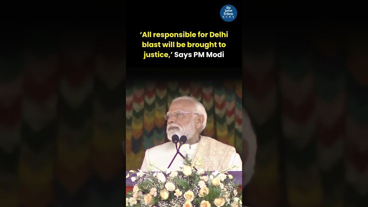 ‘All responsible for Delhi blast will be brought to justice,’ Says PM Modi