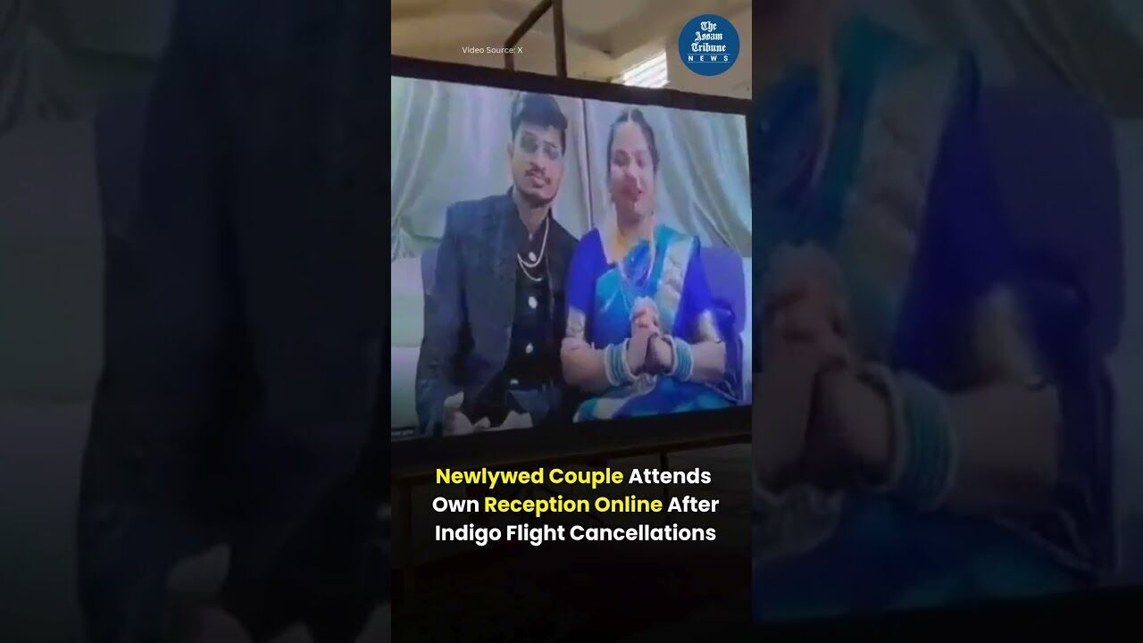 Newlywed Couple Attends Own Reception Online After Indigo Flight Cancellations