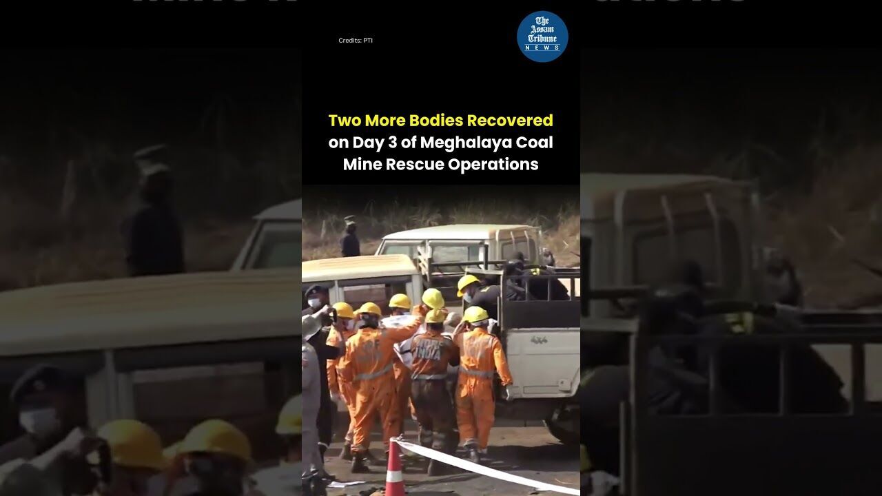 Two More Bodies Recovered on Day 3 of Meghalaya Coal Mine Rescue Operations