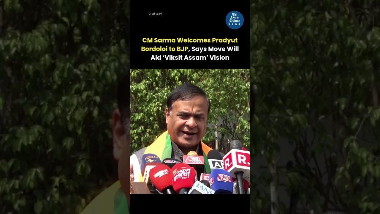 CM Sarma Welcomes Pradyut Bordoloi to BJP, Says Move Will Aid ‘Viksit Assam’ Vision