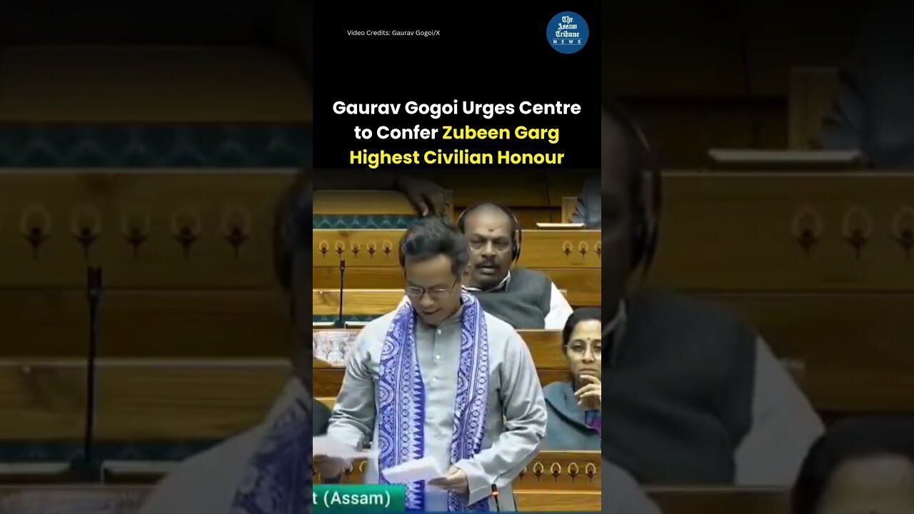 Gaurav Gogoi Urges Centre to Confer Zubeen Garg Highest Civilian Honour