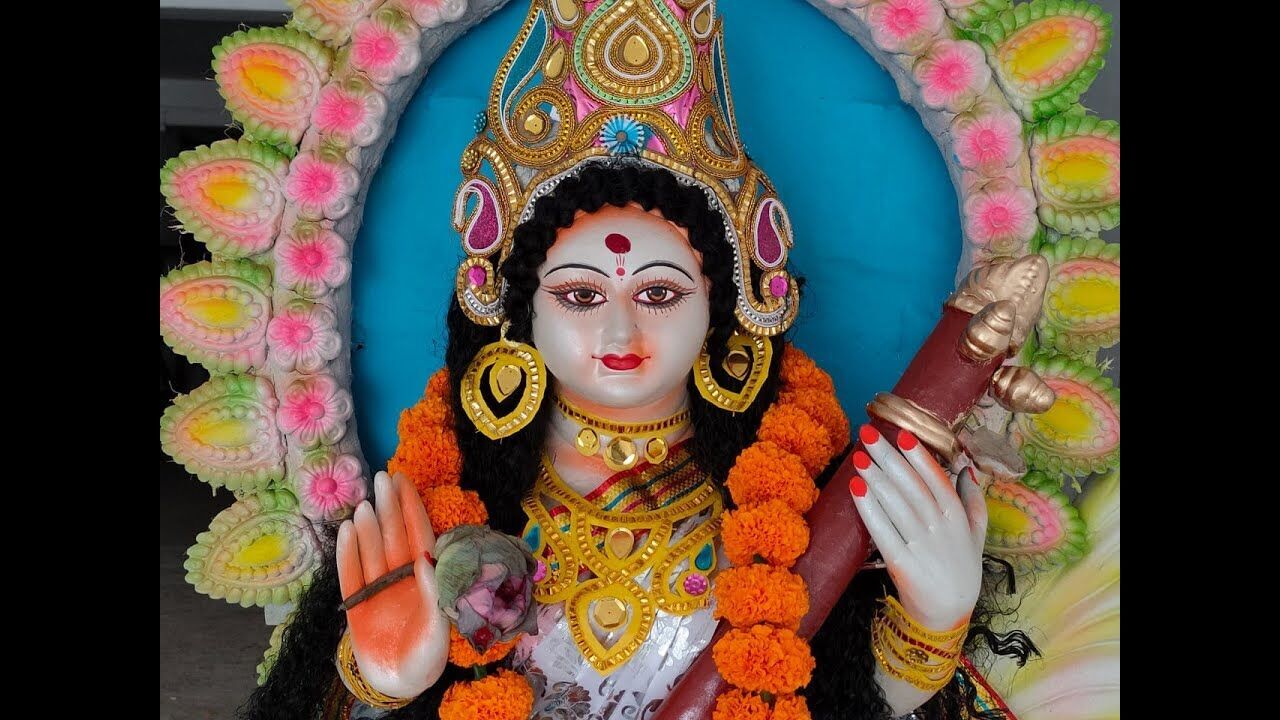 Saraswati puja celebration at The Assam Tribune