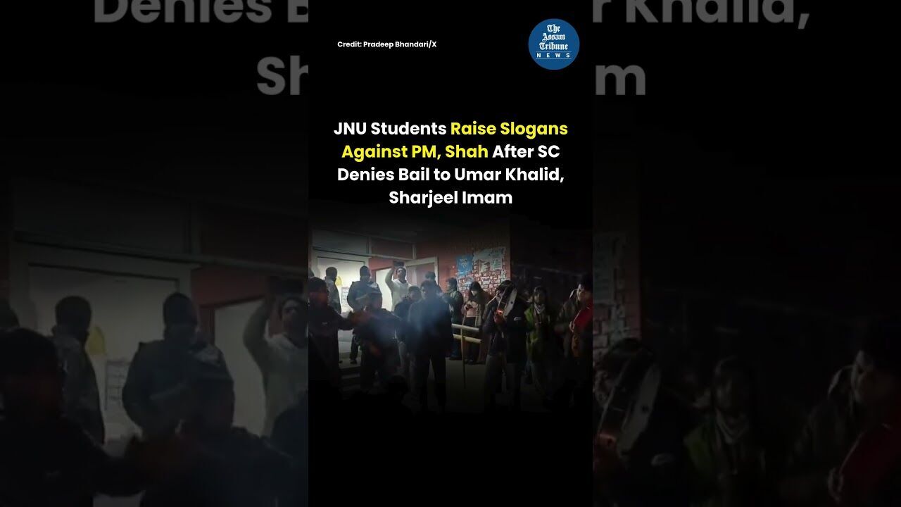 JNU Students Raise Slogans Against PM, Shah After SC Denies Bail to Umar Khalid, Sharjeel Imam