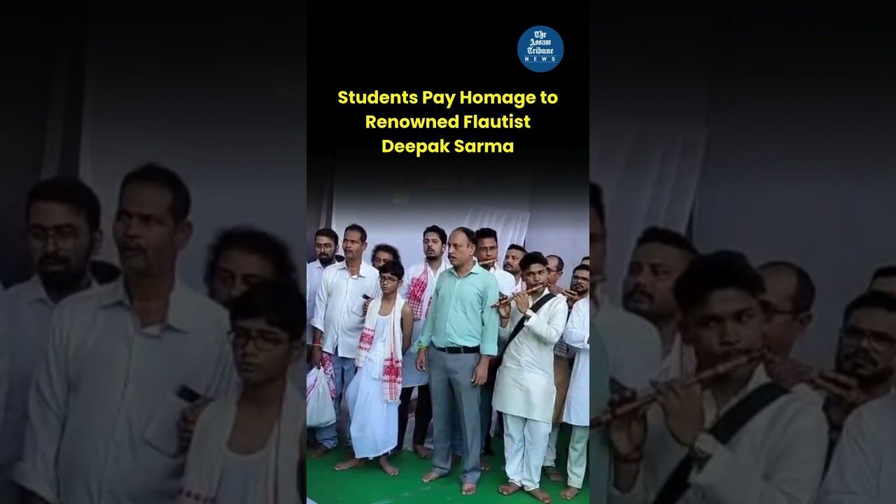 Students Pay Homage to Renowned Flautist Deepak Sarma