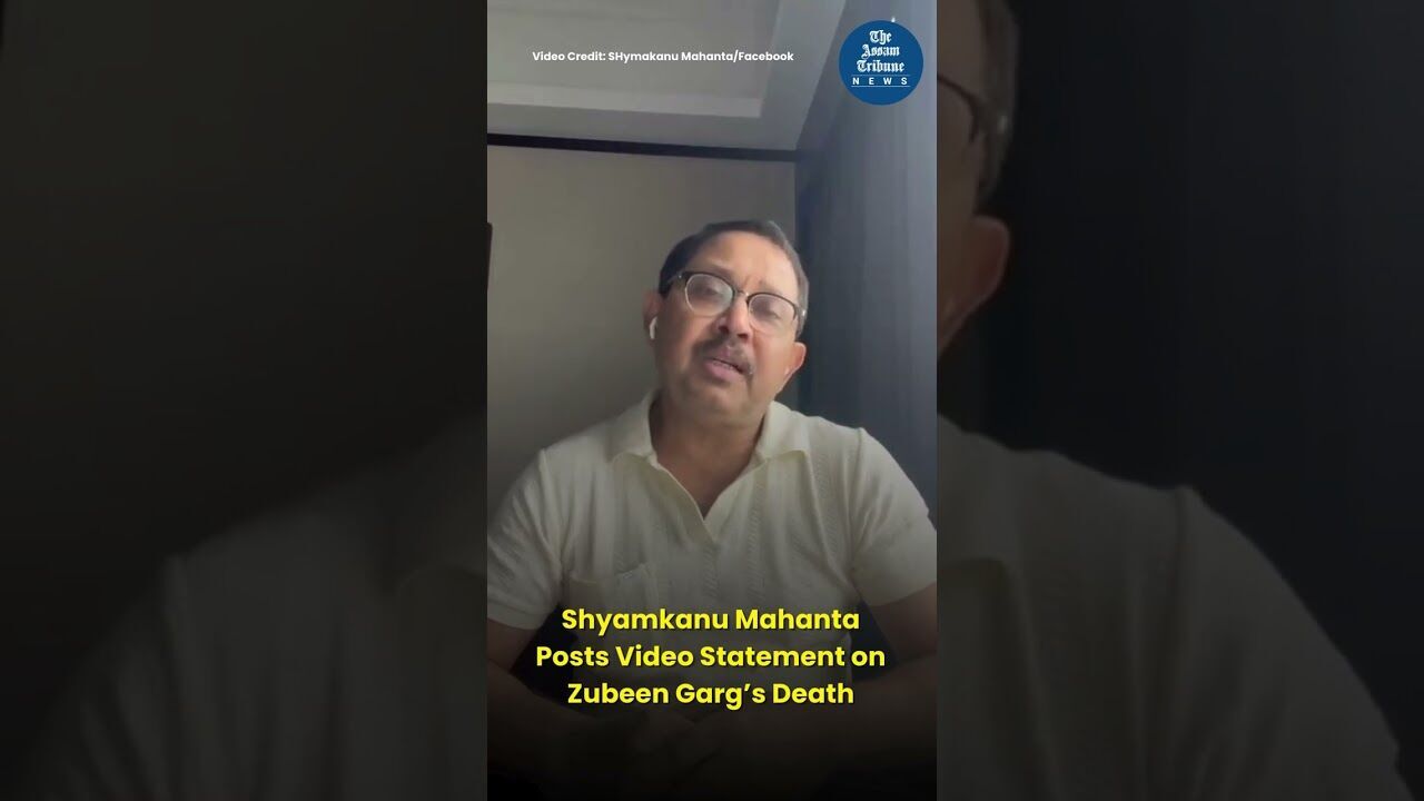 Shyamkanu Mahanta Posts Video about Zubeen Garg’s Death