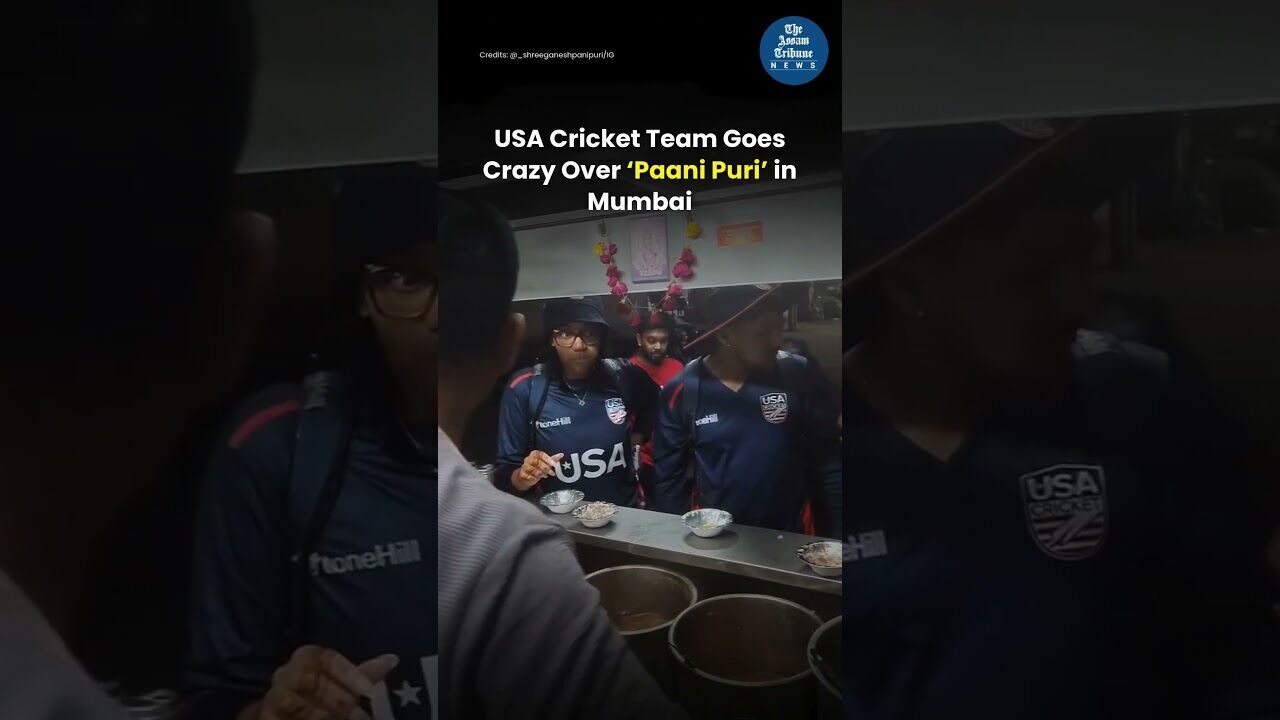 USA Cricket Team Goes Crazy Over ‘Paani Puri’ in Mumbai