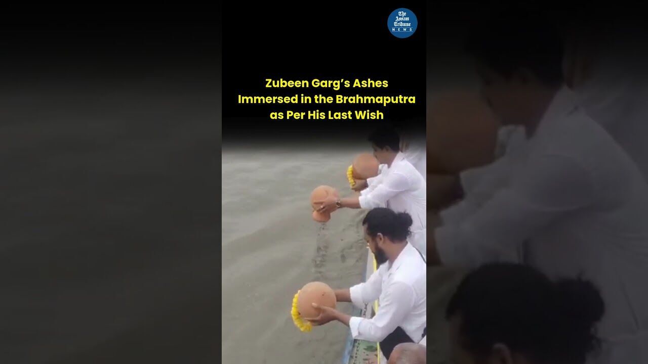 Zubeen Garg’s Ashes Immersed in the Brahmaputra as Per His Last Wish