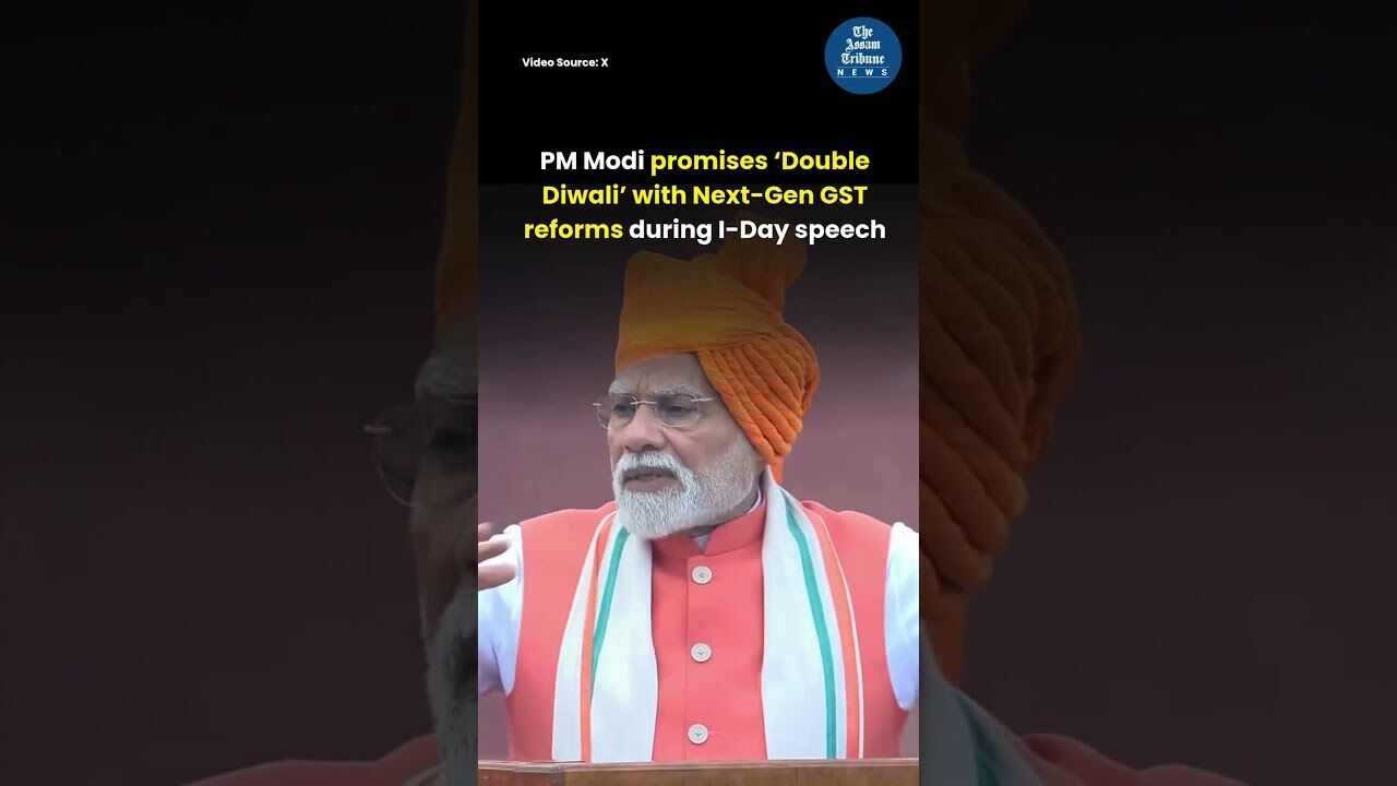 PM Modi Promises ‘Double Diwali’ with Next-Gen GST Reforms