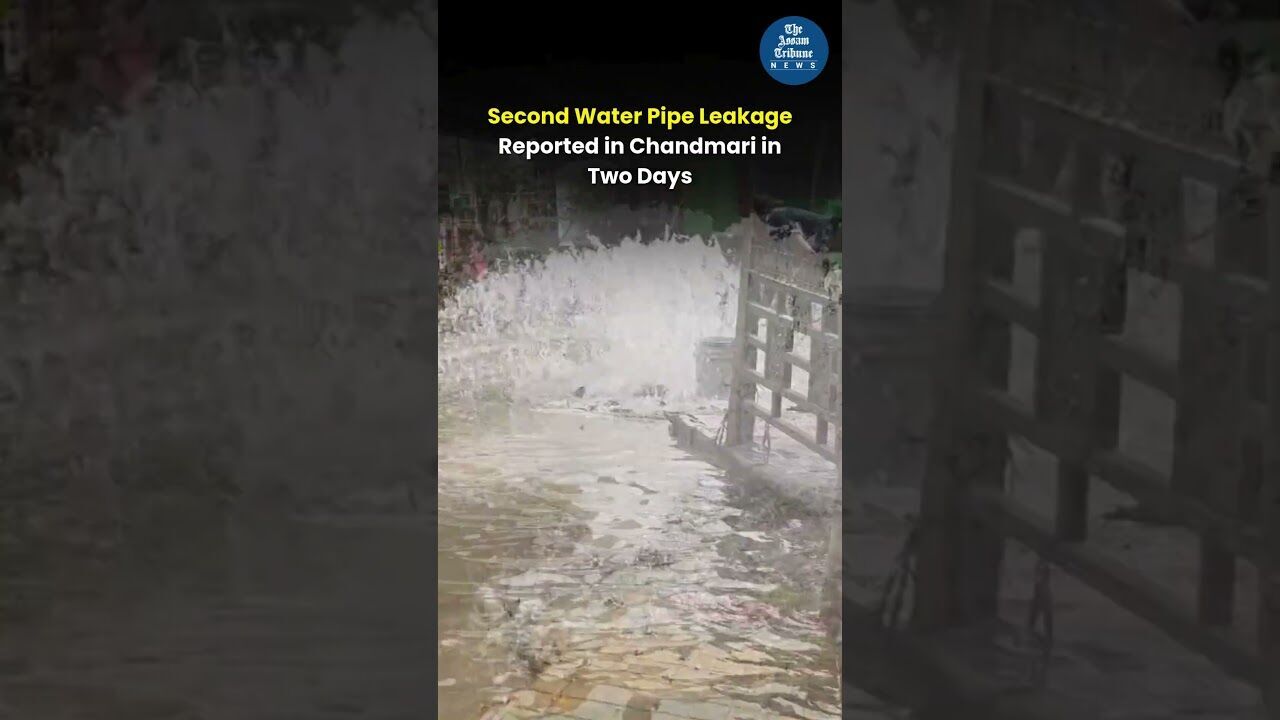 Second Water Pipe Leakage Reported in Chandmari in Two Days