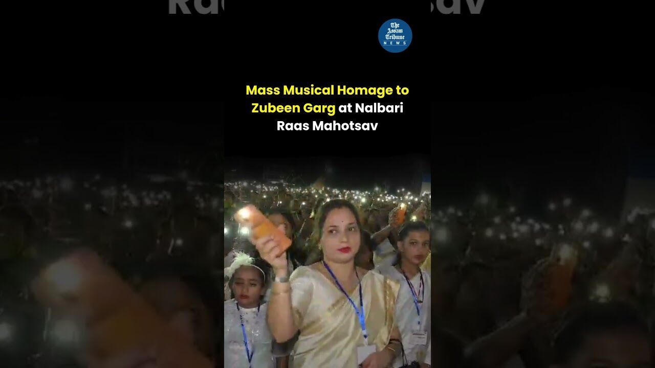 Mass Musical Homage to Zubeen Garg at Nalbari Raas Mahotsav