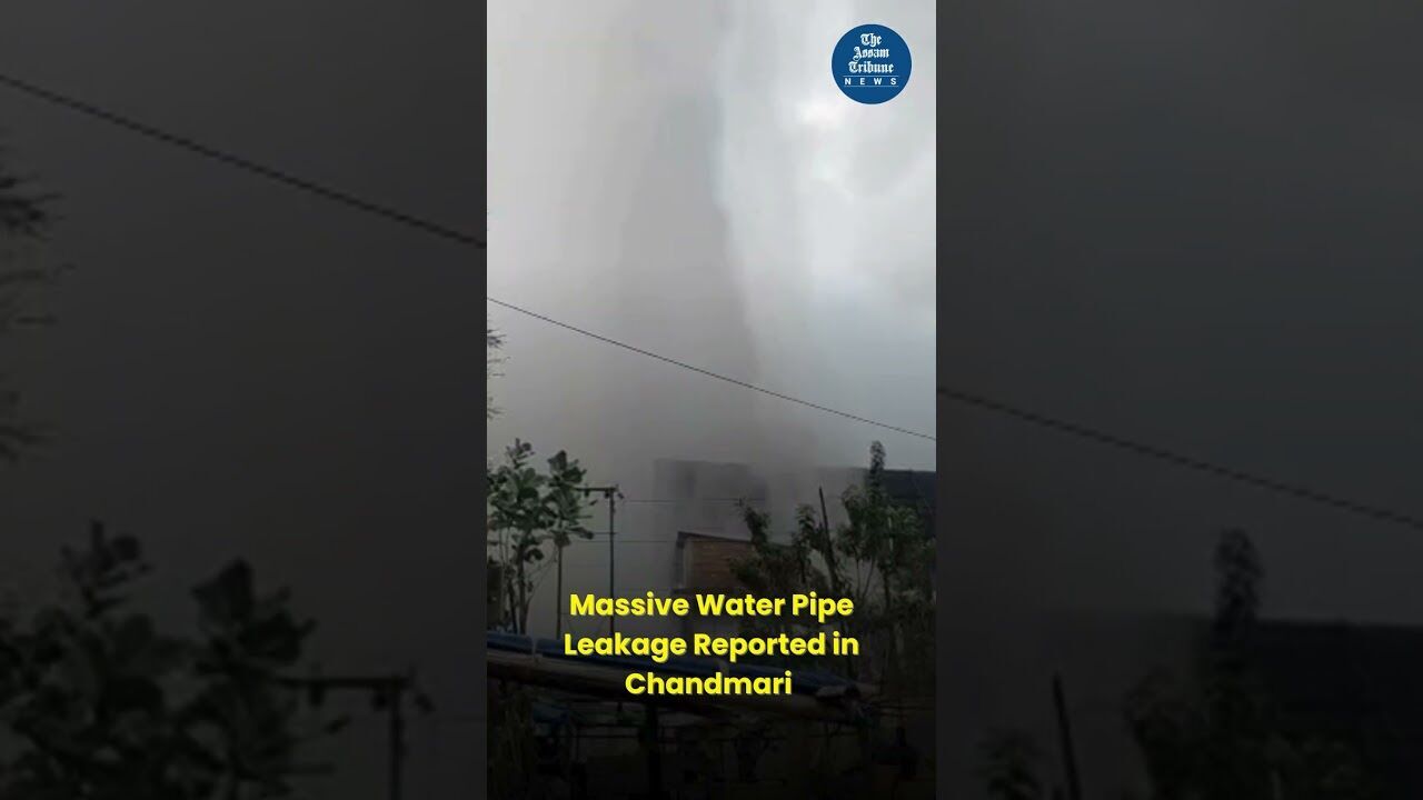 Massive Pipe Leakage in Chandmari